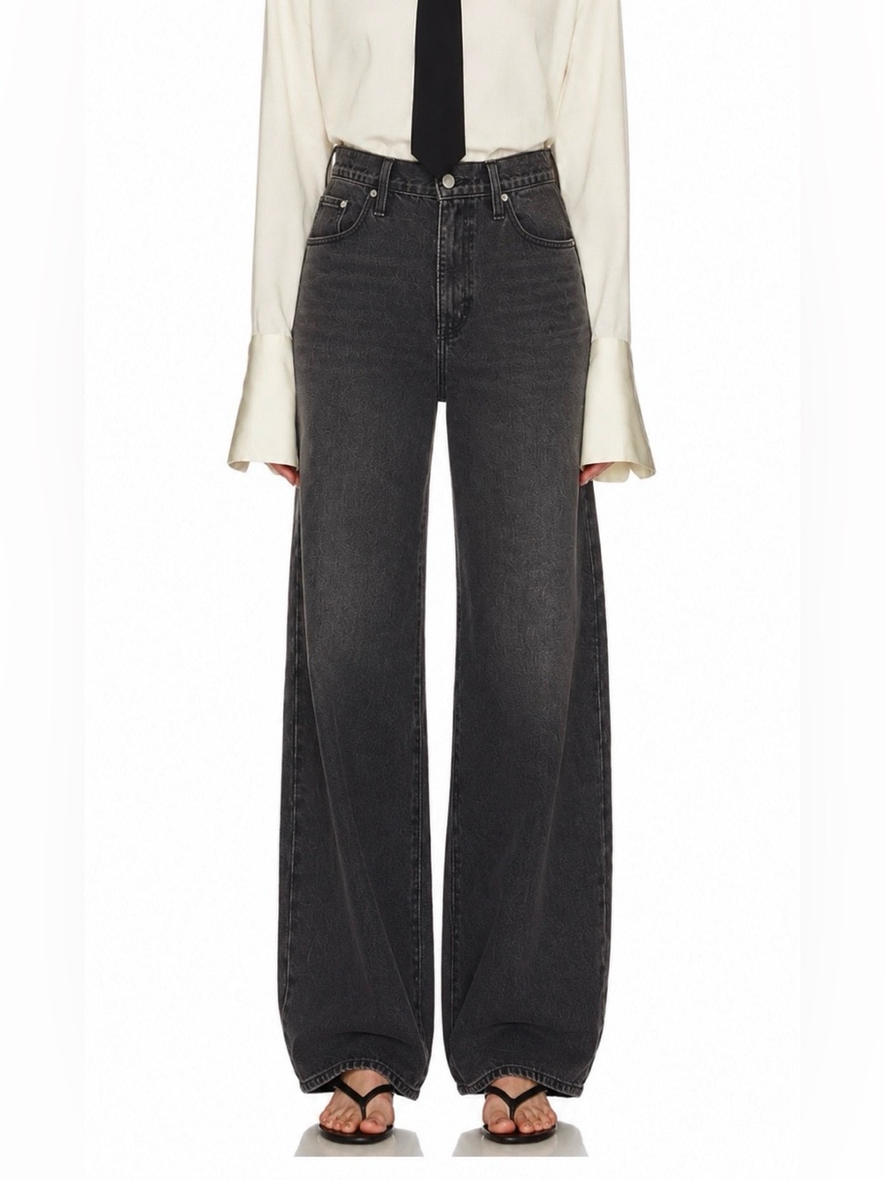 Levi’s Gray XL Baggy Wide Leg Jeans Size 29 Boho Grunge Rocker Streetwear Preppy